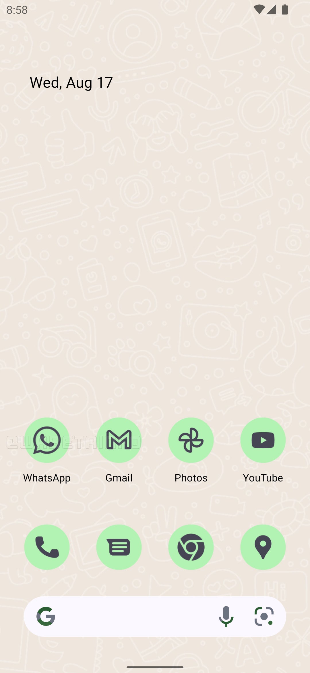 WhatsApp beta for Android now has Android 13's signature themed icon look