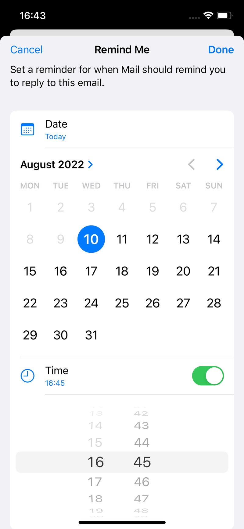 iOS 16 guide: how to set reminders, unsend, schedule, and follow-up emails in Mail