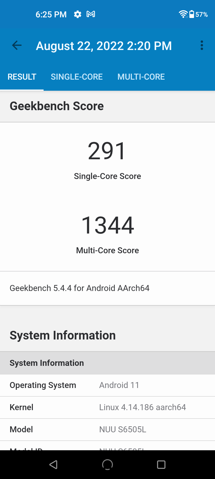 B10 Geekbench 5