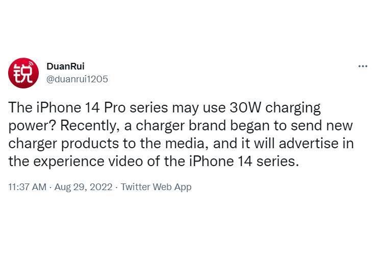Only iPhone 14 Pro is expected to get a much-needed charging upgrade