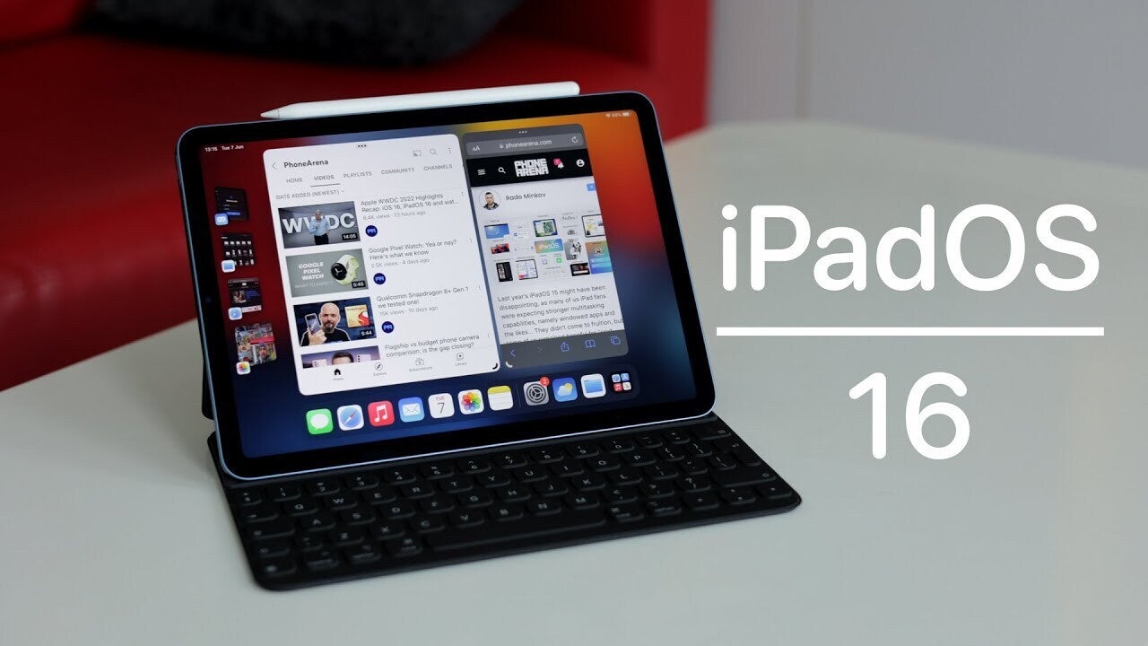 iPadOS 16 베타 버전에 등장하는 새로운 Stage Manager 기능의 작동