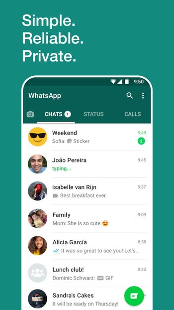 WhatsApp for iOS and Android