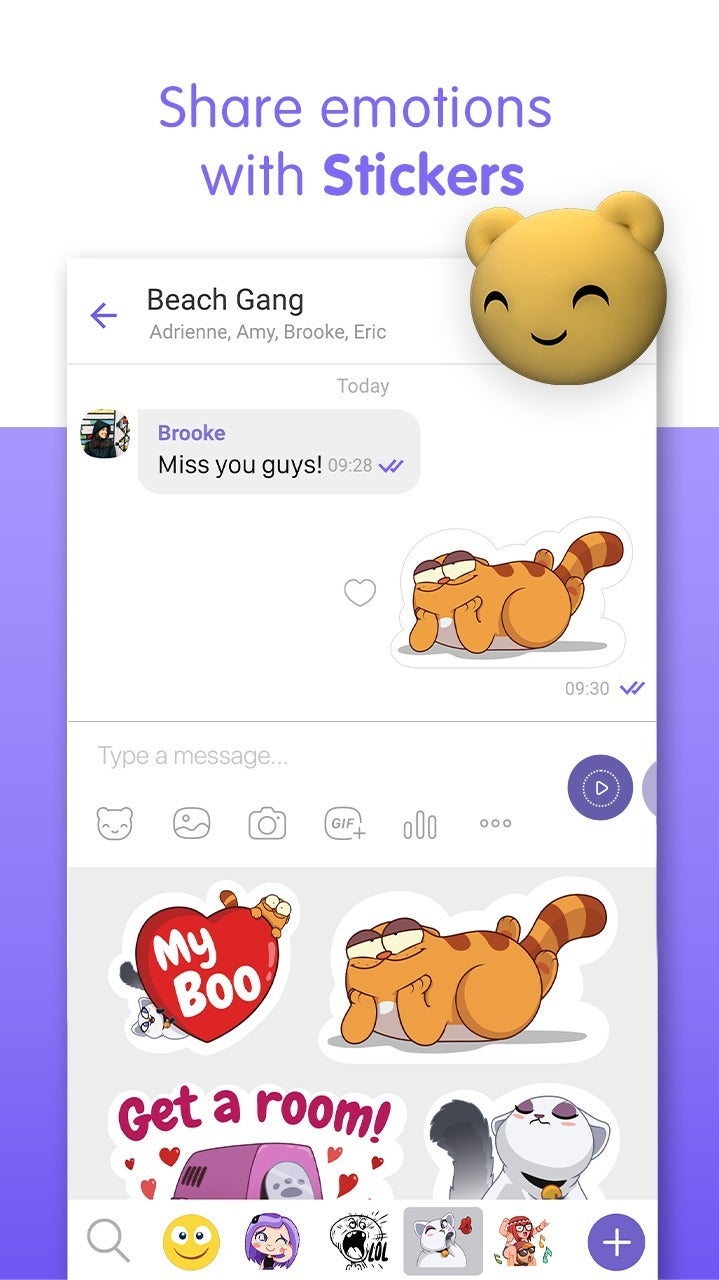 Viber for iOS and Android