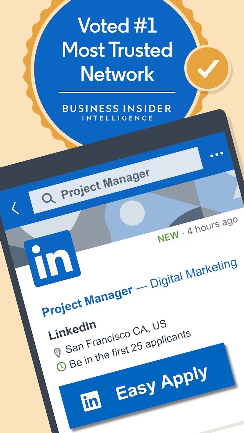 LinkedIn for iOS and Android