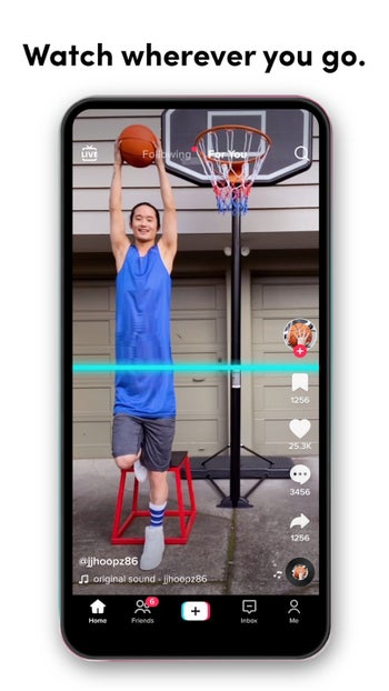TikTok for iOS and Android
