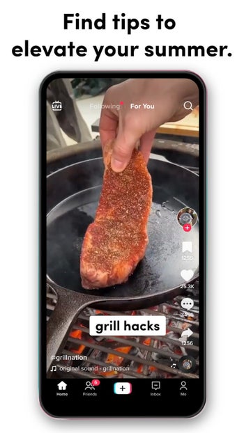 TikTok for iOS and Android
