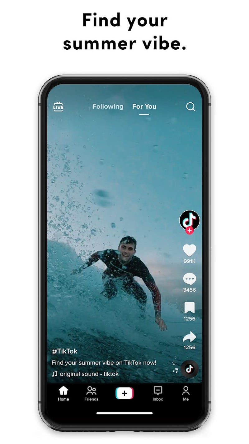 TikTok for iOS and Android