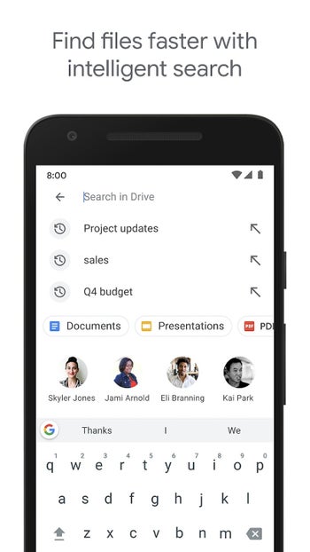Google Drive for iOS and Android