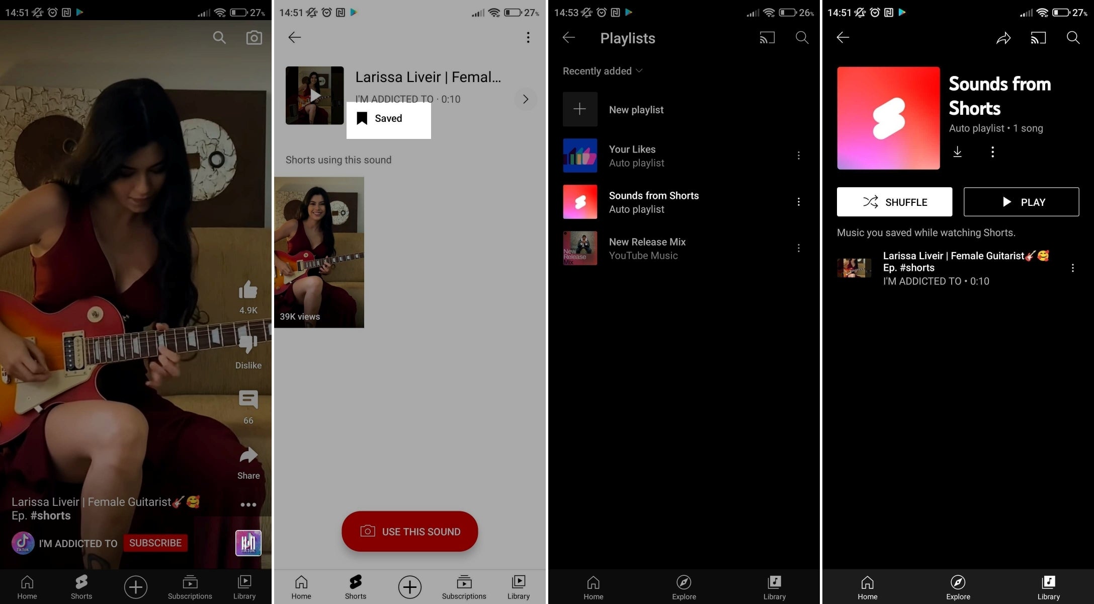 Coming soon: save songs from YouTube Shorts directly to a YouTube Music playlist