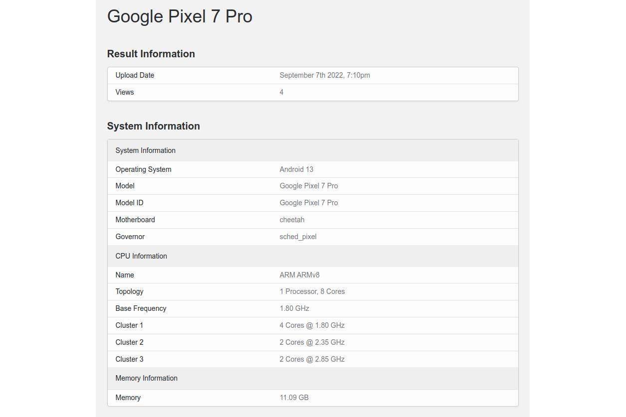 Dugaan skor benchmark Pixel 7 Pro - Benchmark Pixel 7 Pro mengungkapkan spesifikasi CPU yang tidak berubah dan peningkatan yang sangat dibutuhkan