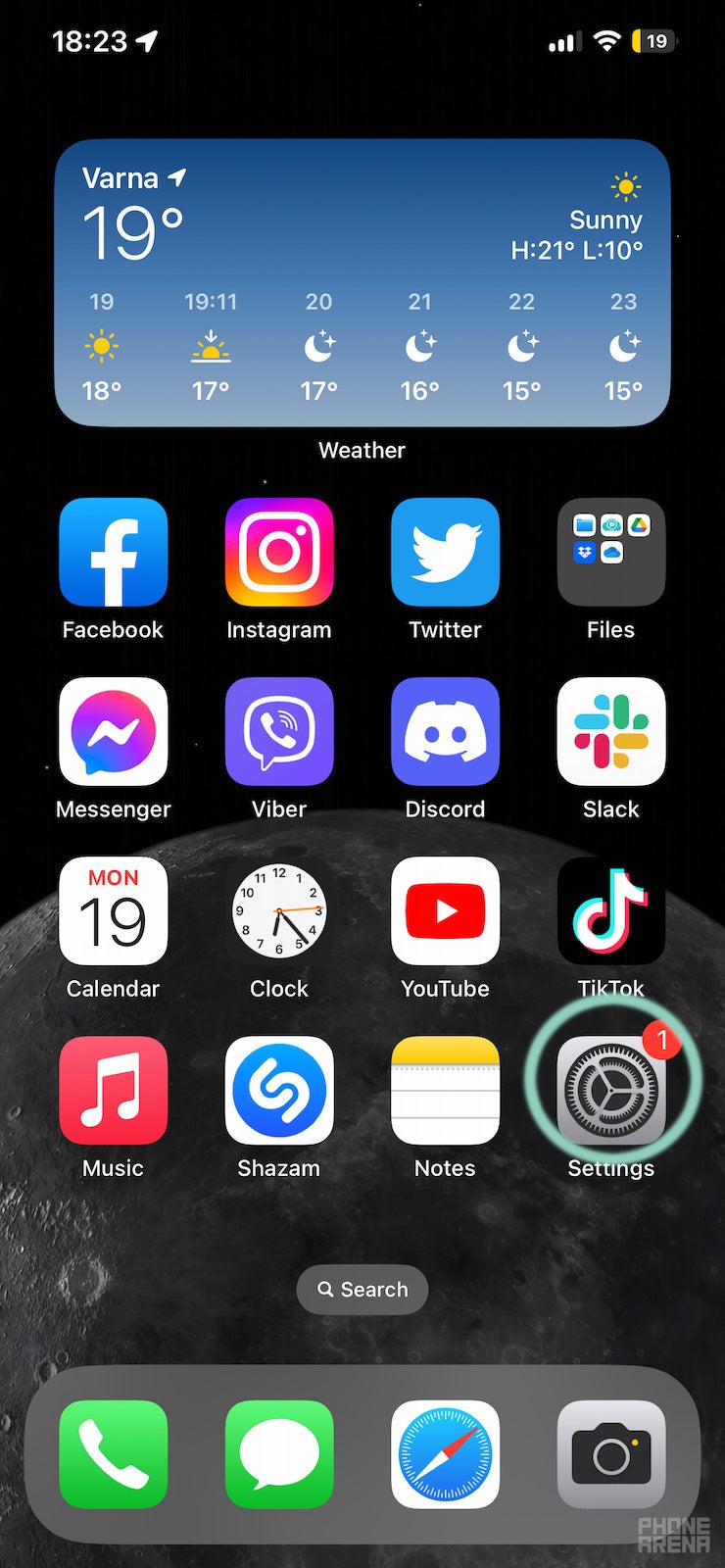 IOS 16 How To Disable The Spotlight Search Shortcut On Your Home IOS 16 How To Disable The Spotlight Search Shortcut On Your Home