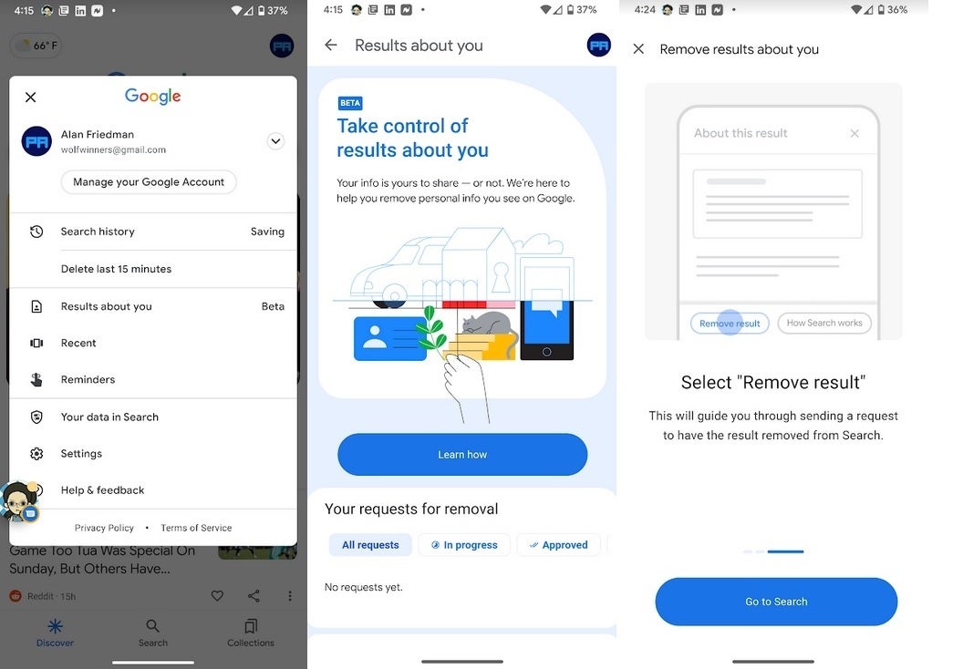 Google starts pushing out the privacy-related Results about you tool - Google's privacy-focused "Results about you" tool is rolling out on Android