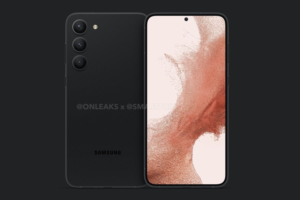 The S23 Plus (rendered here in all its glory) could see daylight no later than January 2023. - Samsung&#039;s derivative Galaxy S23 series could be released earlier than you expect