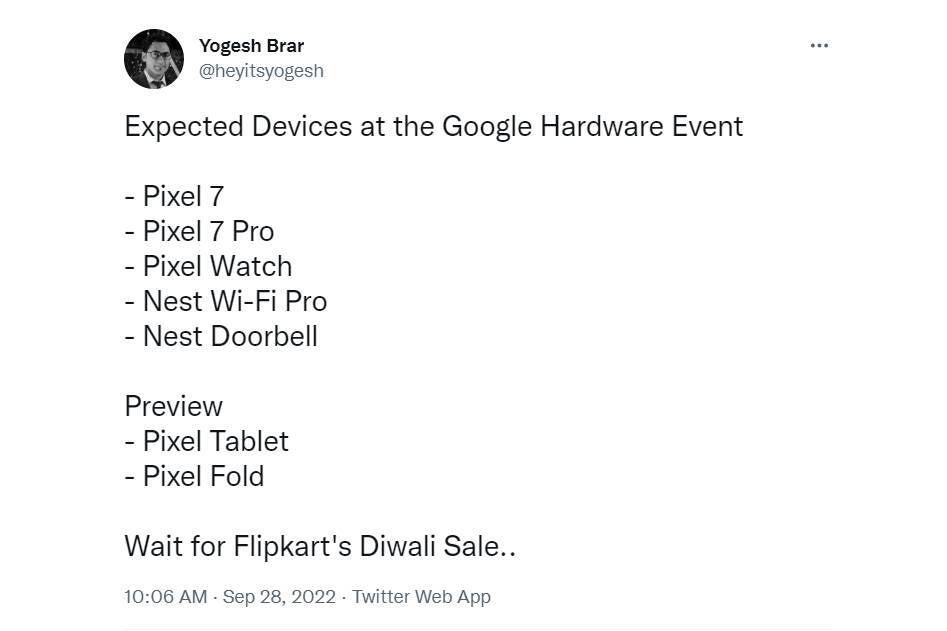 The real star of Pixel 7 October event has only just been revealed