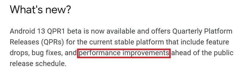 Installing the Android 13 QPR1 Beta can bring performance improvements to your Pixel before the rest of the public gets them - Improvement to the Pixel 6 Pro&#039;s battery life could be foreshadowing the arrival of a key feature