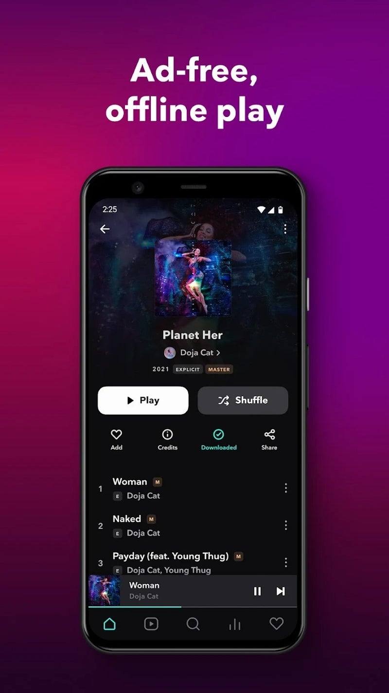 Tidal for iOS and Android
