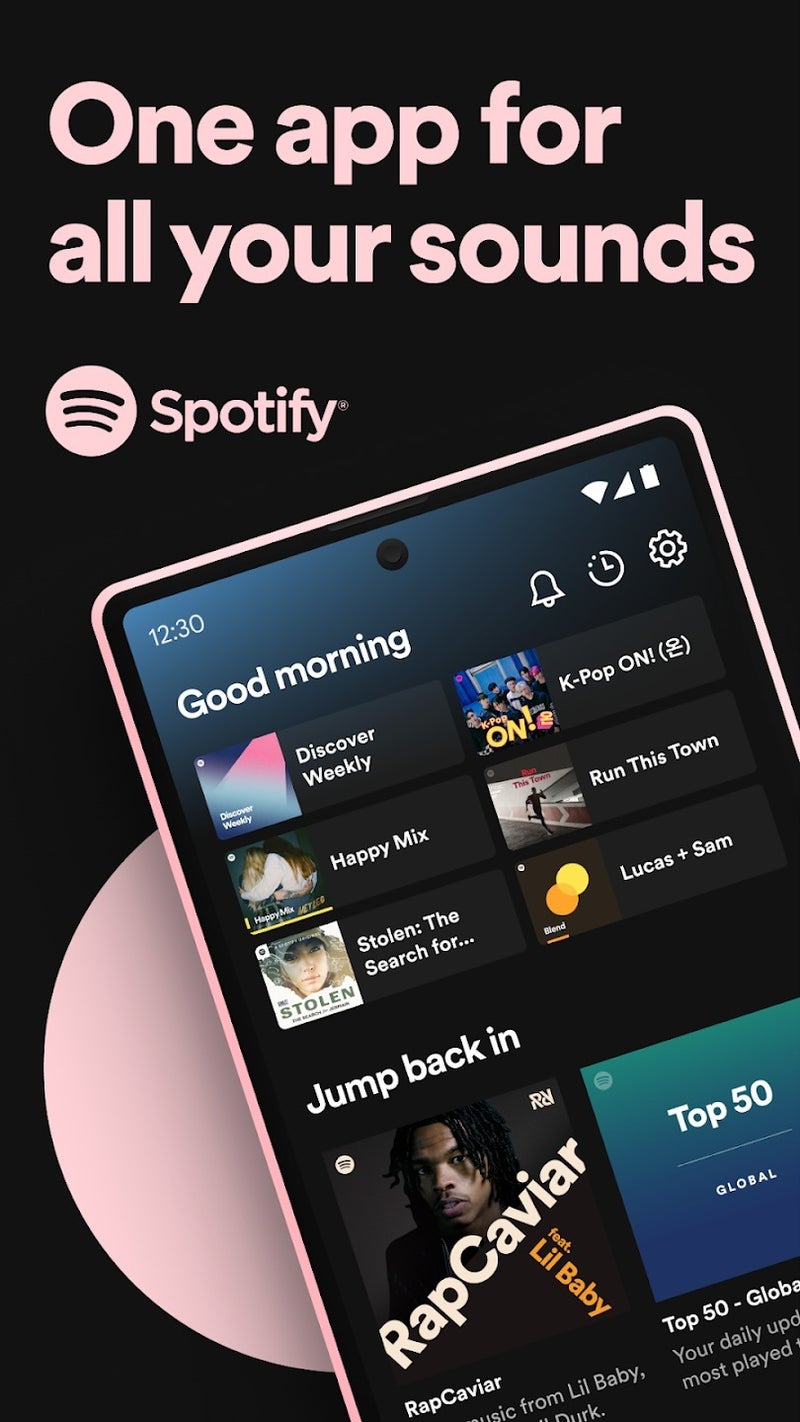 Spotify for iOS and Android