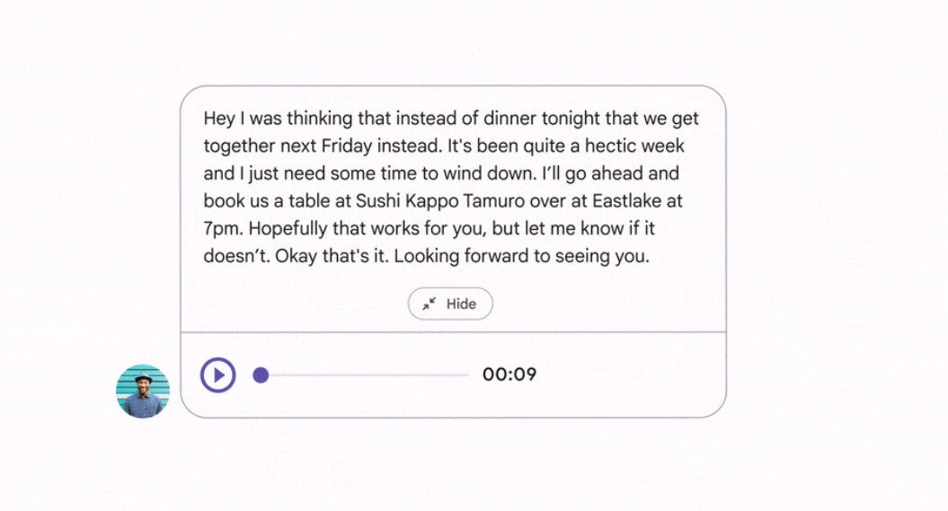 Google introduces a few useful speech features with the Pixel 7