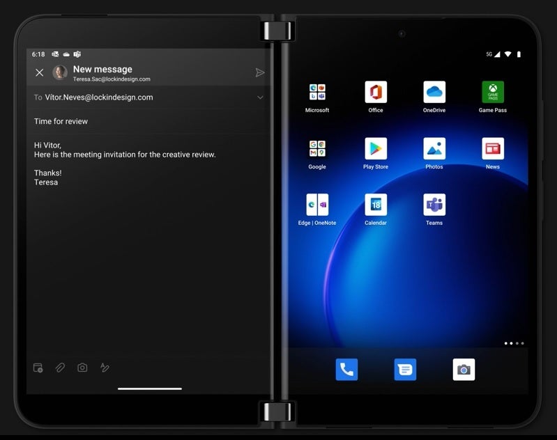 Android 12L is weeks away from being released for the Surface Duo 1 & 2 - In weeks, both Surface Duo models could get Android 12L with a Windows 11-based skin