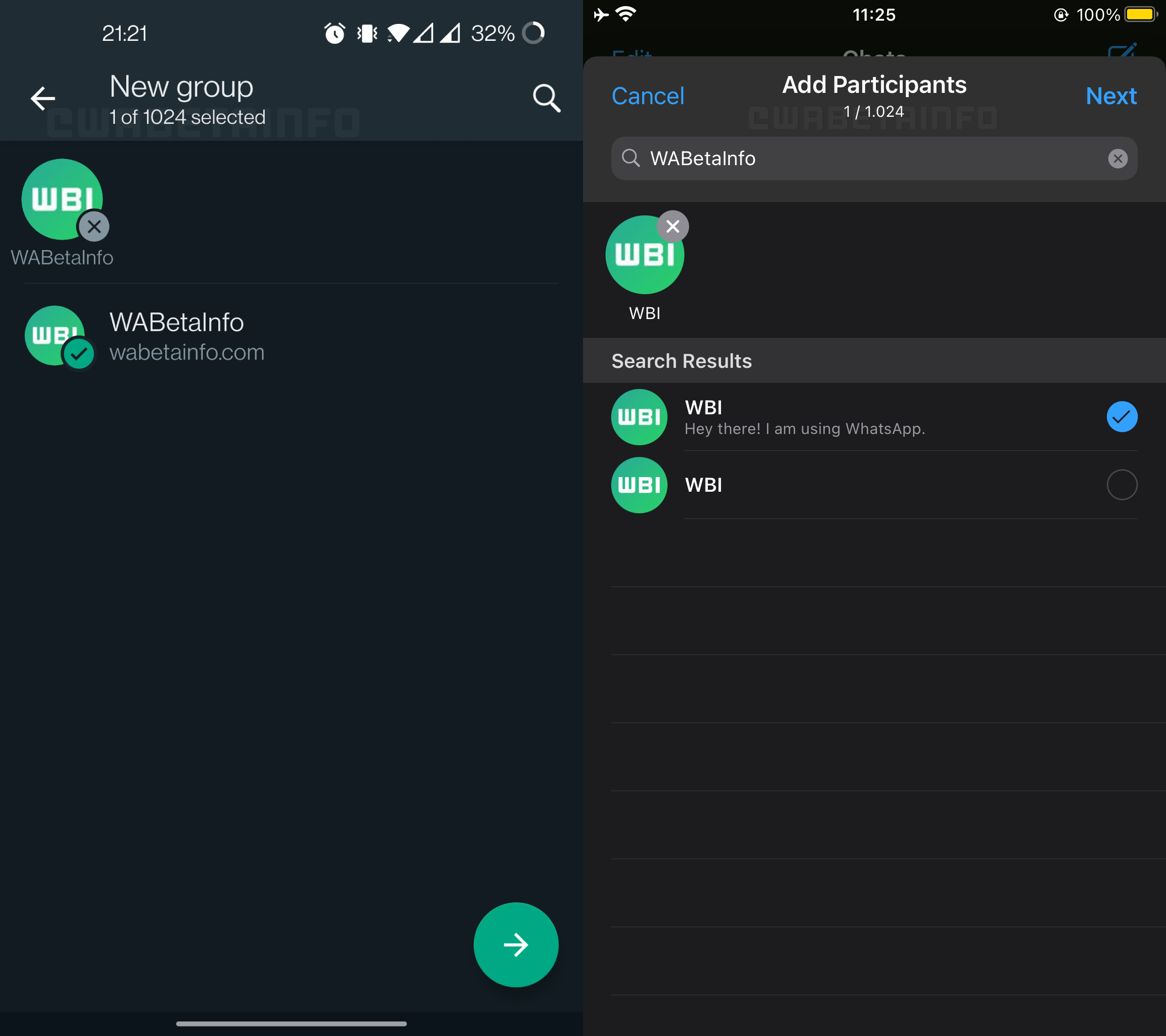 WhatsApp might soon increase the group chat cap to 1024 people