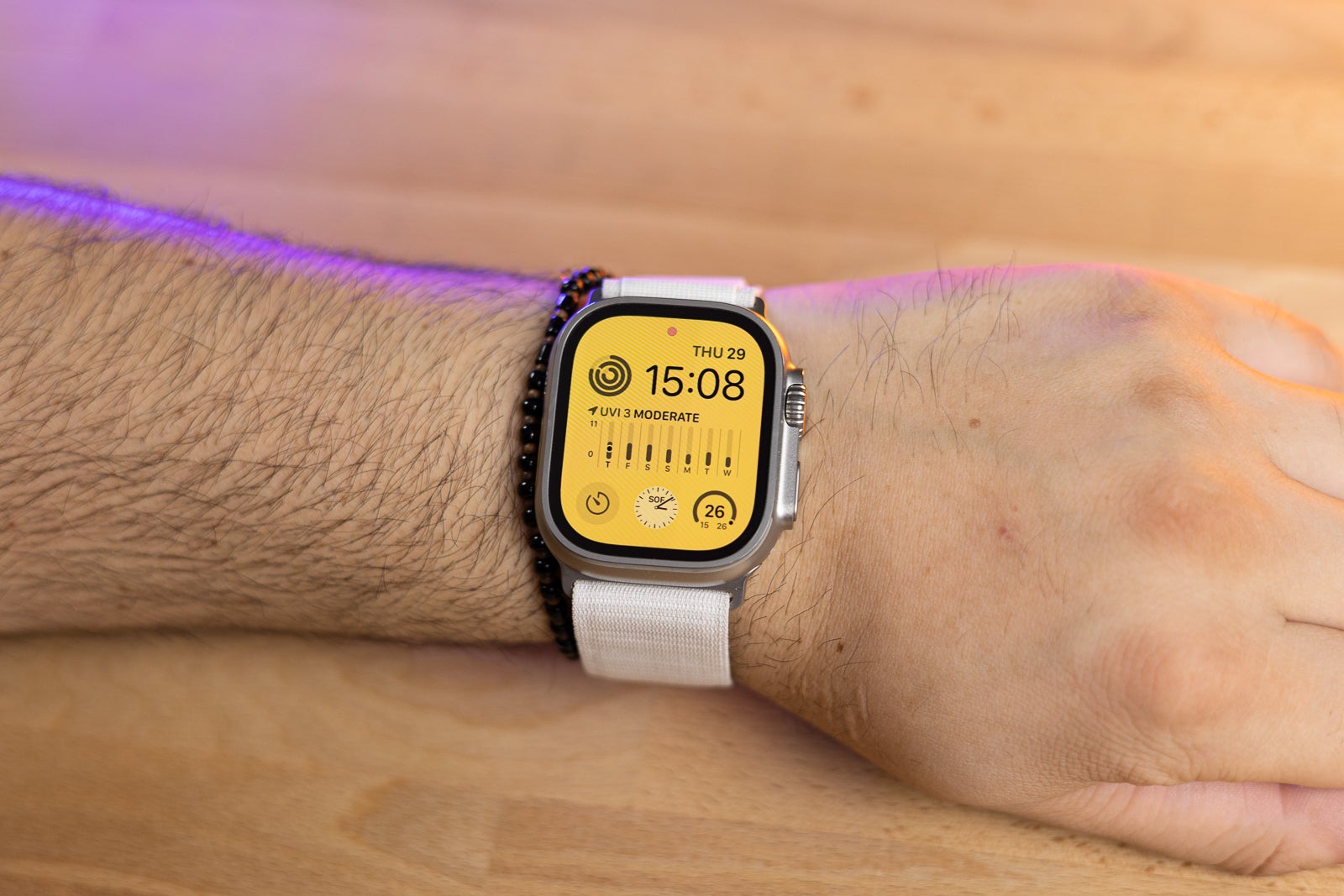 Apple Watch Ultra - Comparaison de la taille de l'Apple Watch Ultra