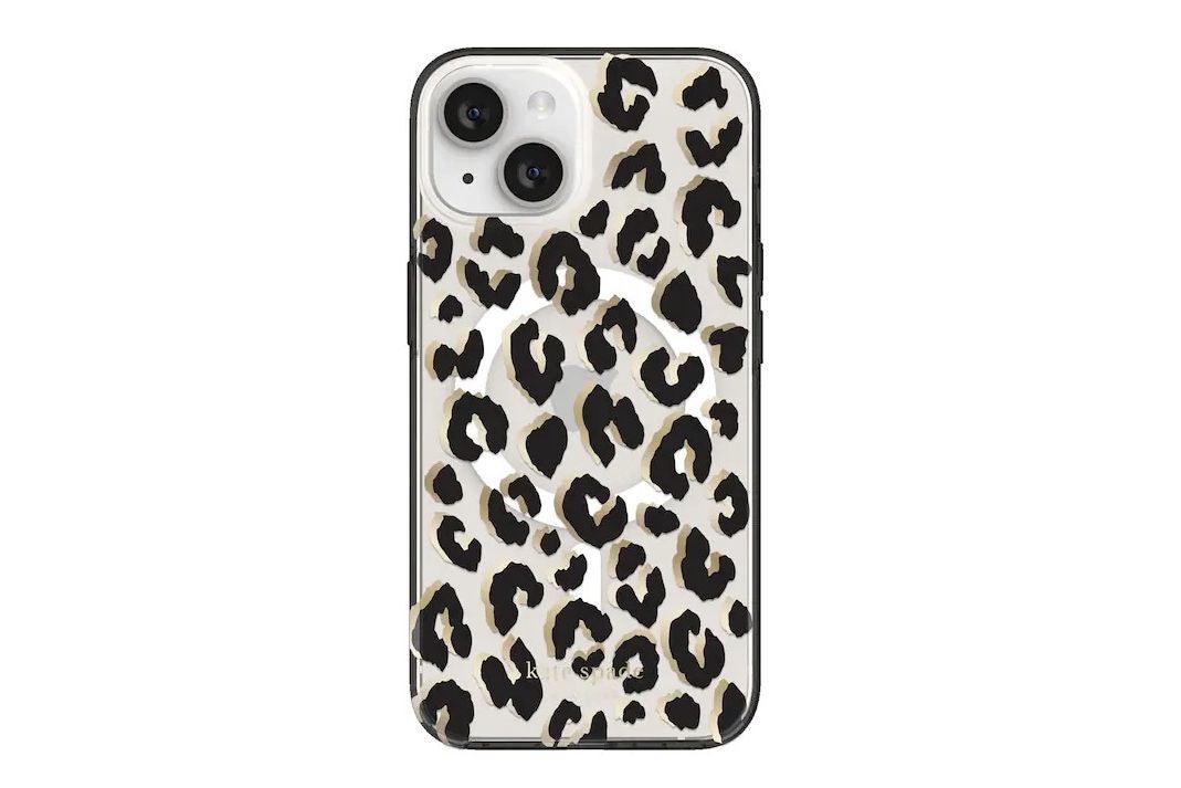 kate spade new york - Protective Hardshell iPhone 14 Case - Leopard - Best iPhone 14 cases available right now