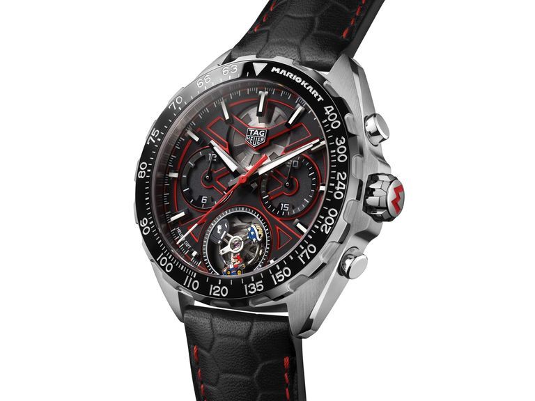 Tag Heuer Formula 1 x Mario Kart Limited Edition Chronograph Tourbillon - Tag Heuer teams up with Nintendo for limited edition Mario Kart watches