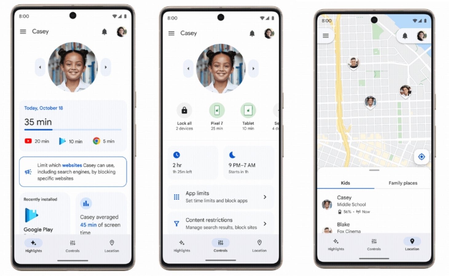 Google Family Link gets location tracking plus better screen time limiting features