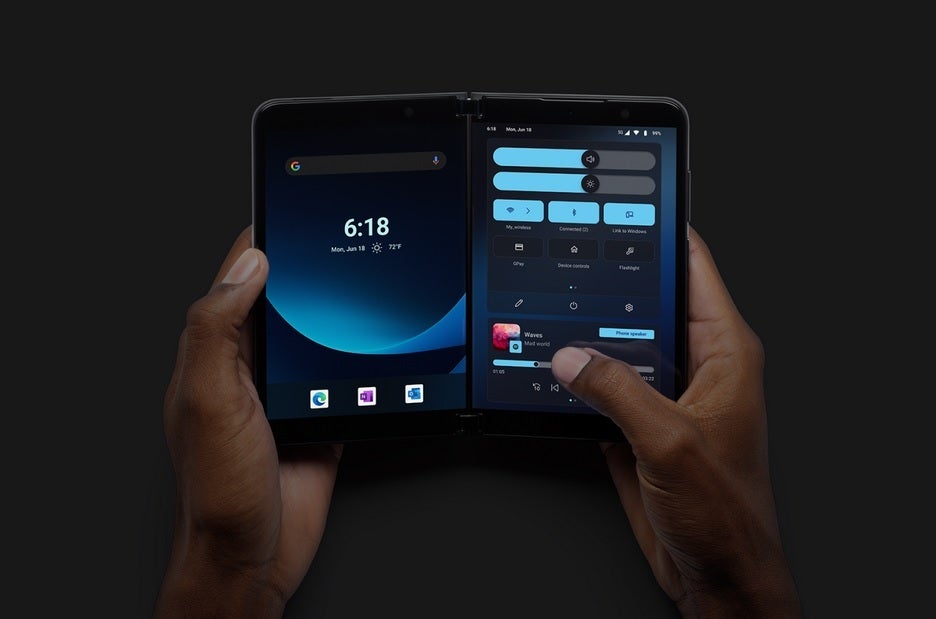 Android 12L update arrives for the Surface Duo and Surface Duo 2 - Android 12L &quot;surfaces&quot; for the Surface Duo and Surface Duo 2 with a hint of Windows 11