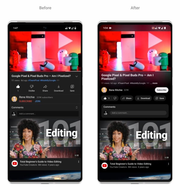 YouTube annonce des changements de conception et de nouvelles fonctionnalités à venir