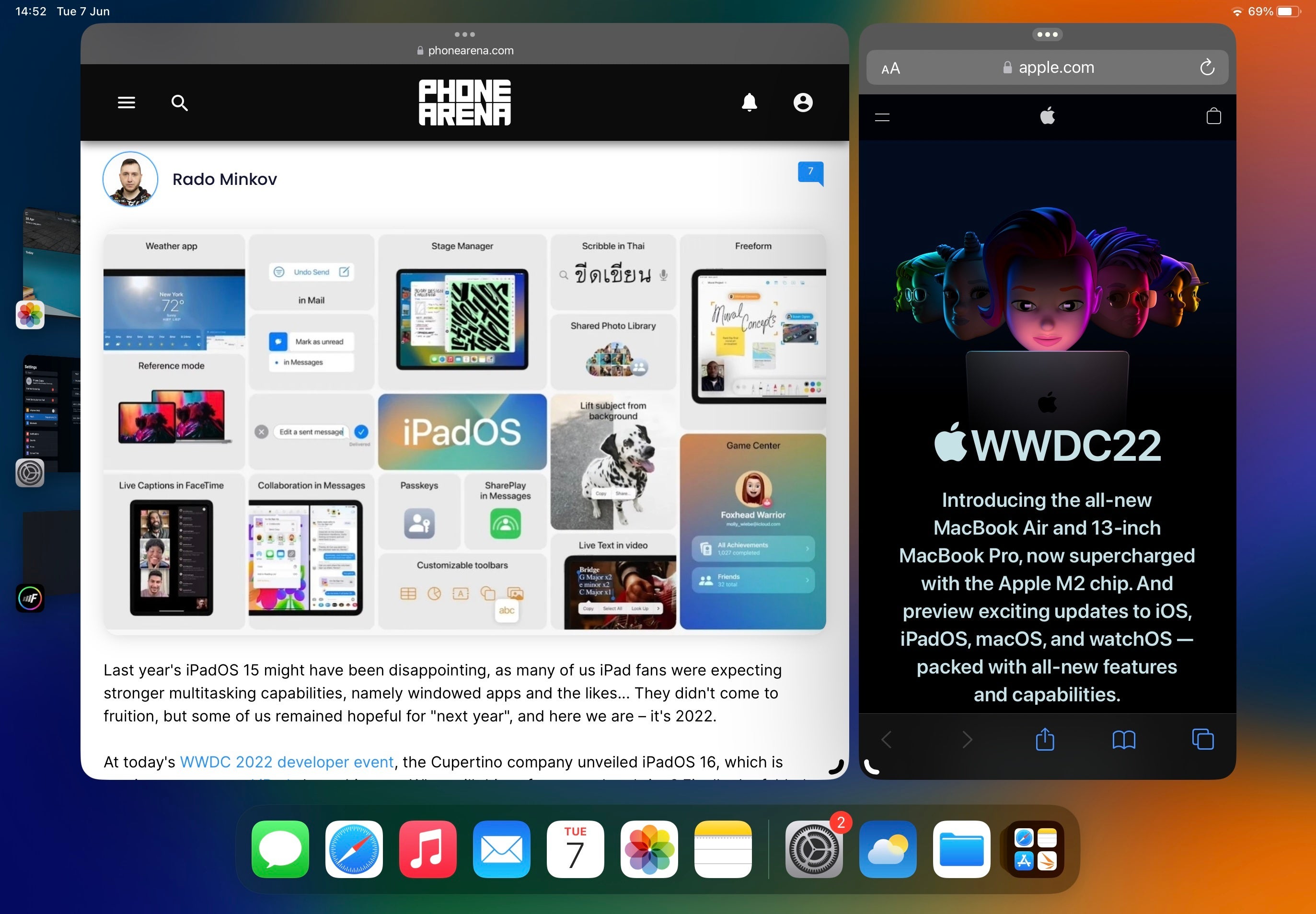 Apple lanza iPadOS 16, finalmente convirtiendo su iPad en una bestia multitarea