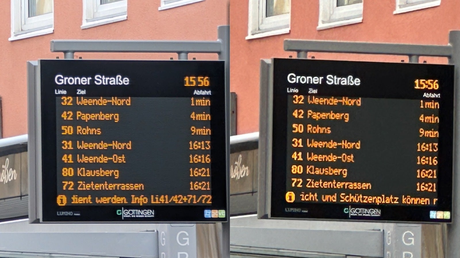 The Pixel 7 Pro&#039;s 30x zoom&amp;nbsp; crop from the 5x periscope lens (left) can be quite impressive when it manages to lock focus. The iPhone 14 Pro&#039;s 30x zoom crop (right) doesn&#039;t look too bad for a photo taken with a 3x zoom camera! - Pixel 7 Pro camera issues prove years-long lead over Apple and Samsung is gone - what went wrong?