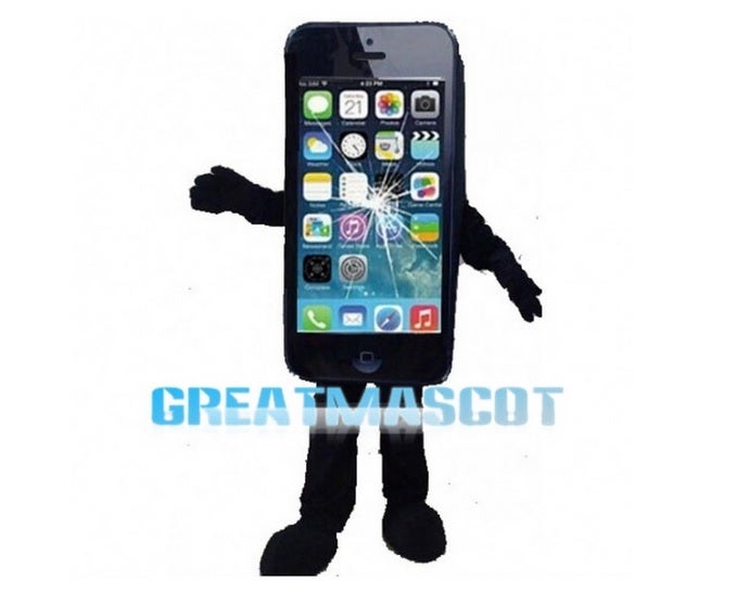 Trick or Treat! I'm an iPhone 5s with a broken screen - Want to turn you or your kid into an iPhone for Halloween?