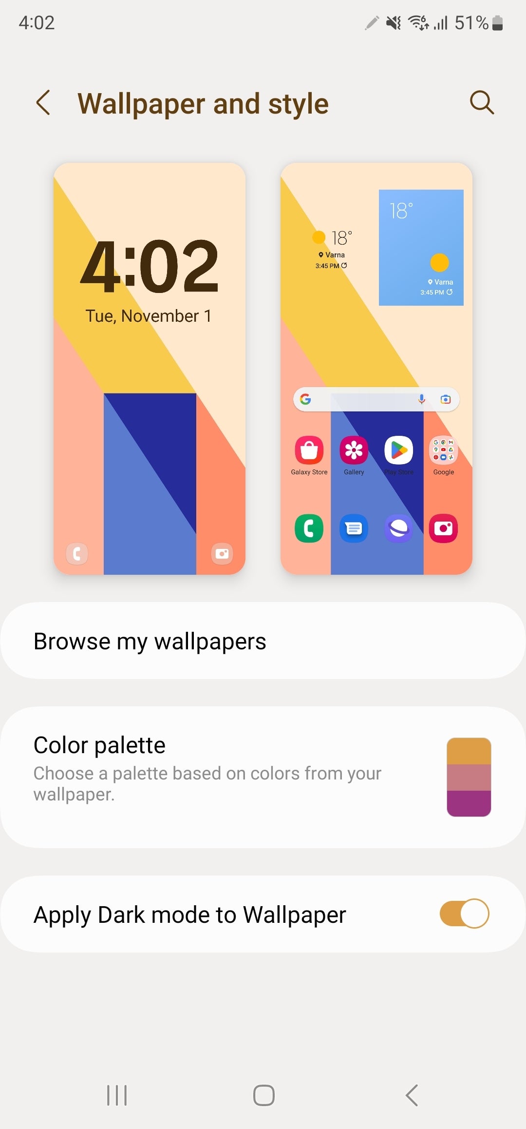 Blue and black based walpaper for Samsung one ui interface | Wallpapers.ai