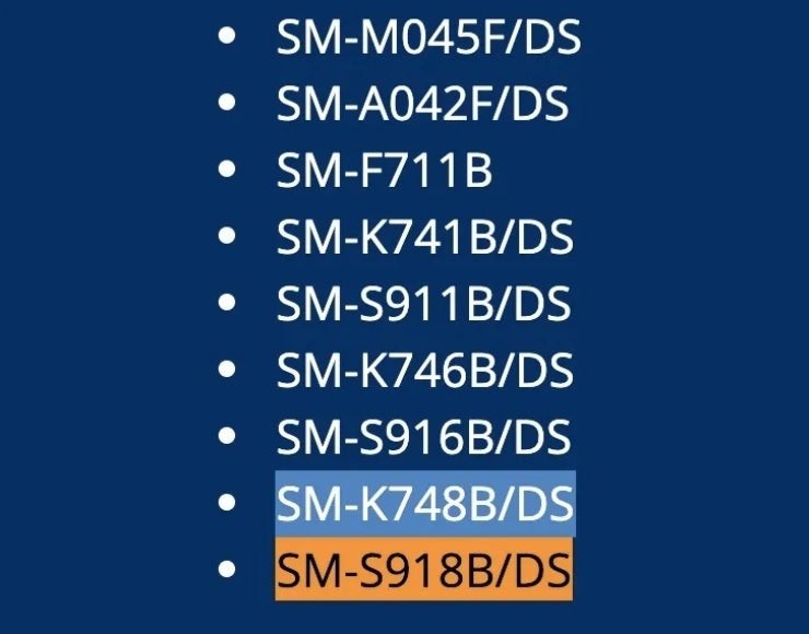 The Samsung Galaxy S23 Ultra appears on India&#039;s BIS list below a mystery K series phone - Samsung could unveil the Galaxy S23 line as soon as next month