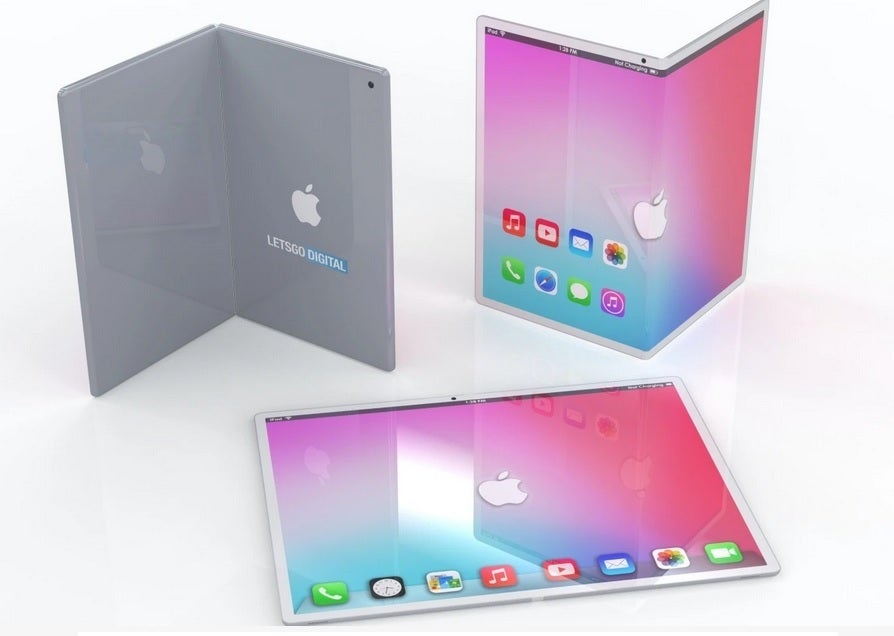 Foldable iPad concept posted by Lets Go Digital a few years ago - Samsung expects Apple to release its first foldable device in 2024