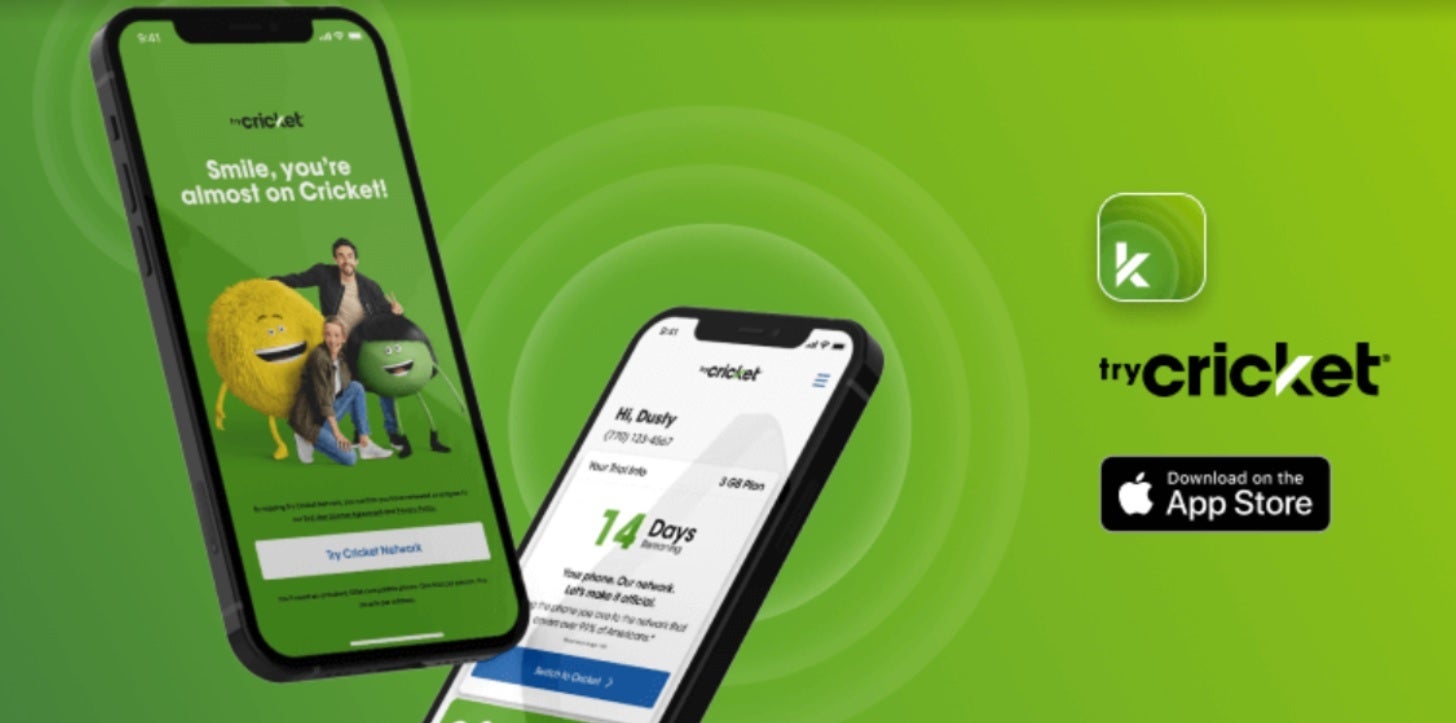 Apple iPhone users with a compatible model can try Cricket Wireless free for two weeks - Cricket Wireless is offering iPhone users a two-week free trial; here's how to sign up