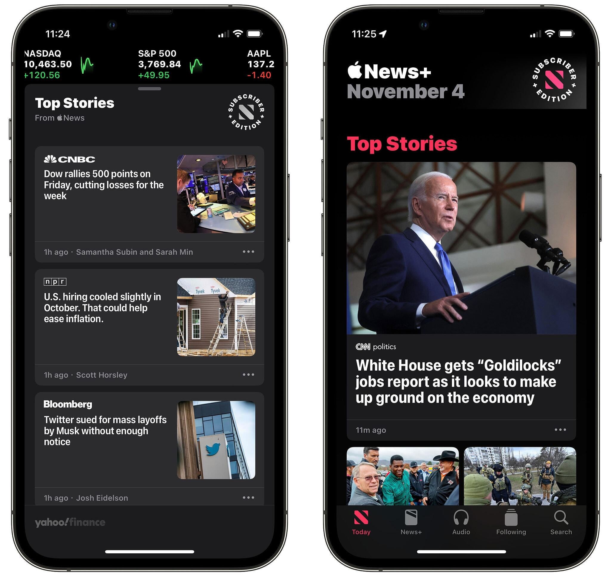 Apple News in the native Stocks app. Image credit D. Griffin Jones, Cult of Mac - Apple tests adding news to the native Weather app in iOS 16.2 Beta