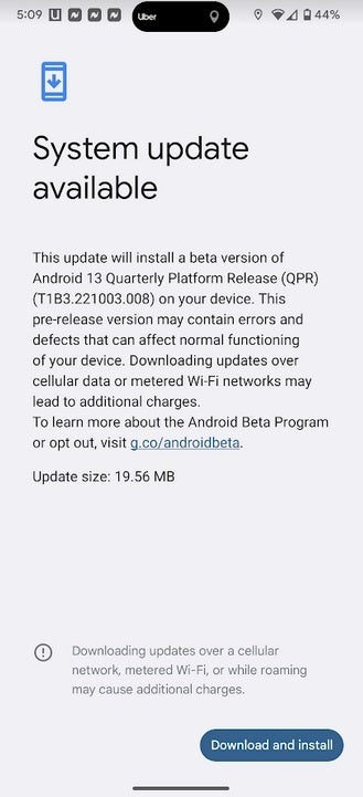 Eligible Pixel models received the Android 13 QPR1 Beta 3.1 update today - Google releases Android 13 QPR1 Beta 3.1 for compatible Pixel models