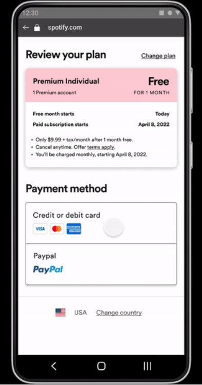 Spotify introduces new billing choice for Android users