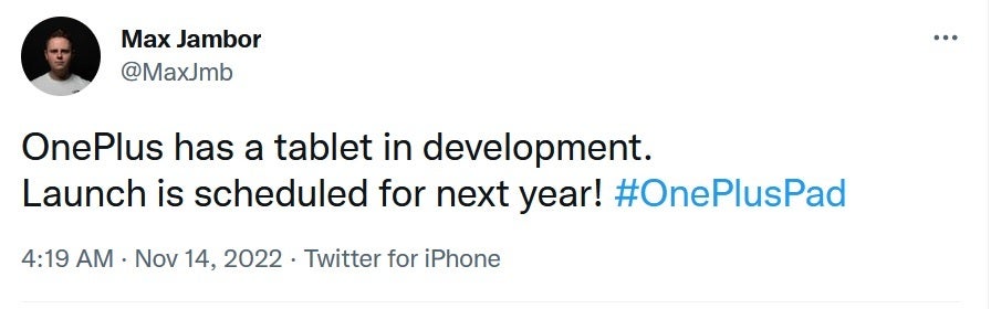 Une tablette OnePlus Pad pourrait arriver sur le marché en 2023 - Selon la rumeur, la tablette OnePlus attendue en 2023 pourrait être un Oppo Pad renommé
