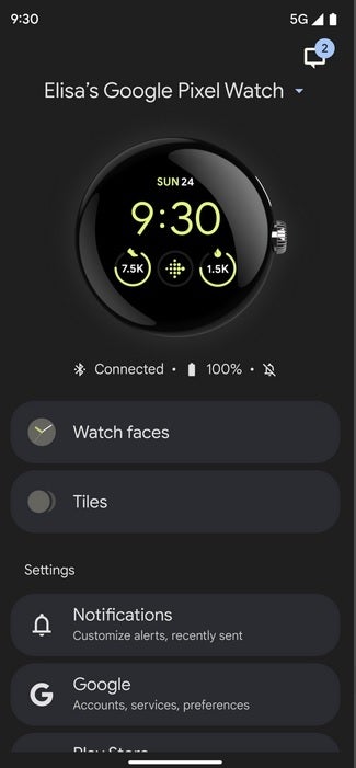 The Google Pixel Watch app is receiving an update - Google starts rolling out the first post-release update for the Pixel Watch