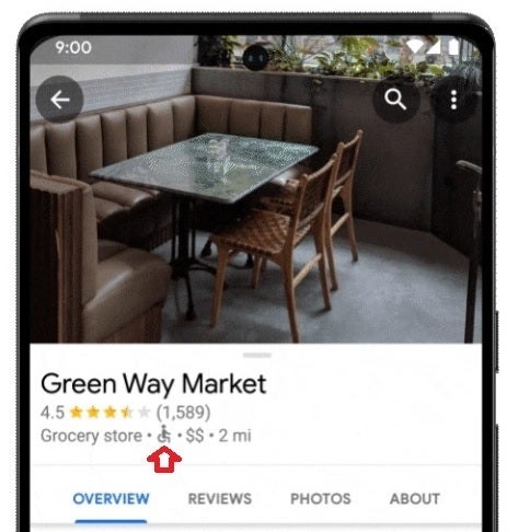 Google Maps will tell you if an establishment is wheelchair accessible - Google notes changes coming to Google Maps including AR-based &quot;Search with Live View&quot;