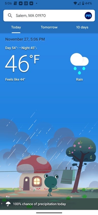 Cara memasang ikon aplikasi Google Weather di layar utama Pixel Anda