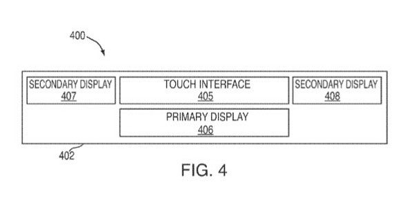 Apple's patent application suggests a 'secondary display' on the bezel of a device