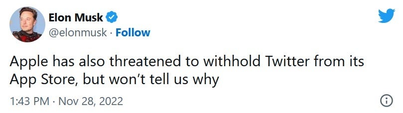 Musk spent Monday attacking Apple - Musk suggests that he wants to "go to war" against Apple, starts lobbing "tweet grenades"