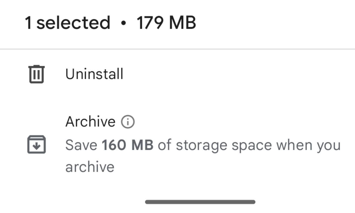 You will be able to Archive instead of Uninstall from within your Apps menu in Settings. - New useful features to hit the Google Play store app soon