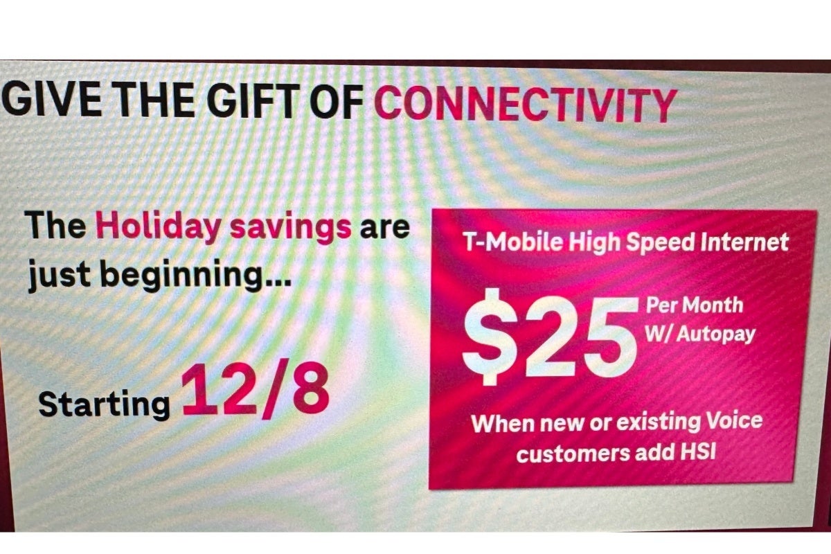 New and existing T-Mobile customers can get a huge lifetime discount on 5G home internet for Christmas