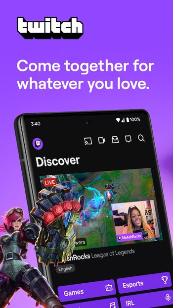 Twitch for Android and iOS