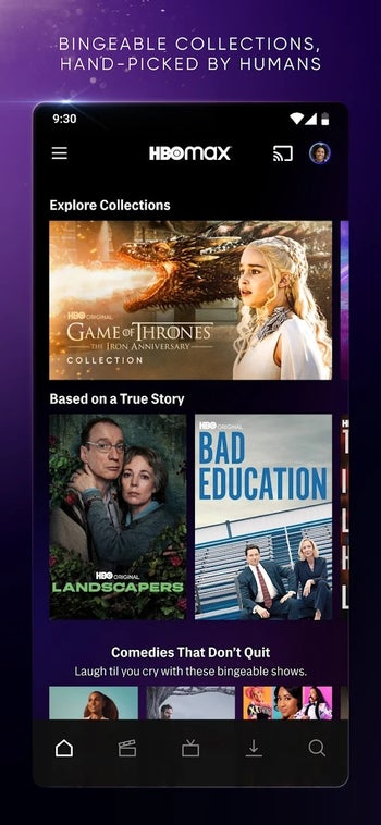 HBO Max for iOS and Android